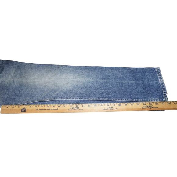 Vintage Lee LCO USA Made High Rise Straight Leg Jeans Unisex Sz 34x28 - Picture 13 of 15